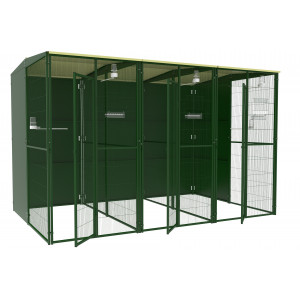 Voliera pre exoty , 6m2, 2.05m x 3m x 2m 